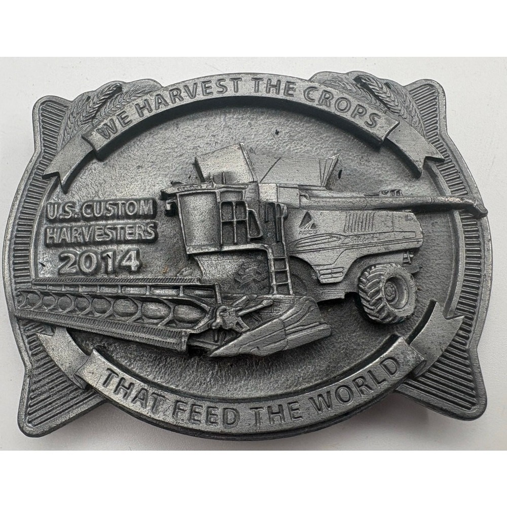 U.S Custom Harvesters 2014 Siskiyou Belt Buckle Limited Edition 24/250